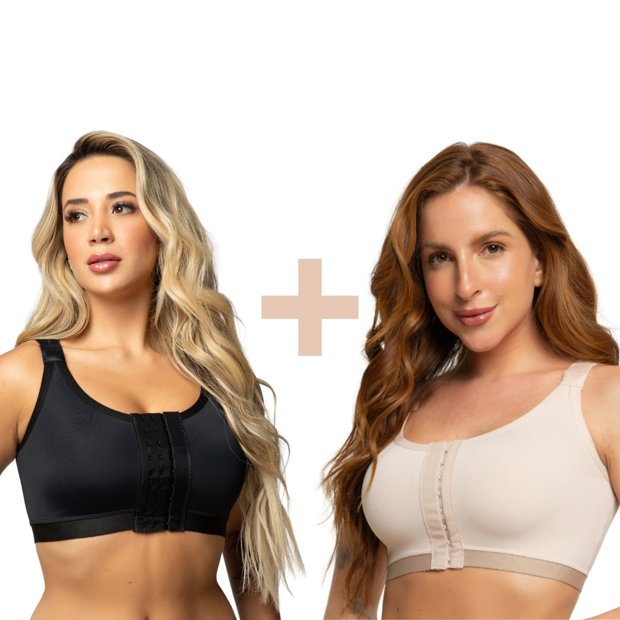 Kit 2 Sutiãs Regata - Mastopexia/Mamoplastia